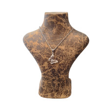 Имитиращо колие "Сребърна пеперуда" - 607