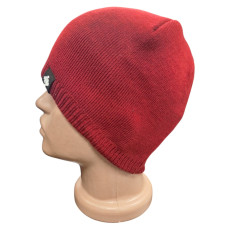 Мъжка червена  зимна шапка - 8306