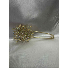 Елегантна брошка с фин акцент с впечатляващ блясък-9313 Елегантна брошка с фин акцент с впечатляващ блясък-9313