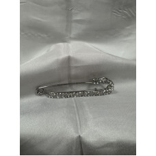 Елегантна брошка  с фин акцент с впечатляващ блясък-9306