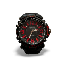 Часовник Q&Q Attractive – черно и червено - 5315