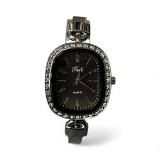 Дамски часовник с тъмен циферблат - 5416
