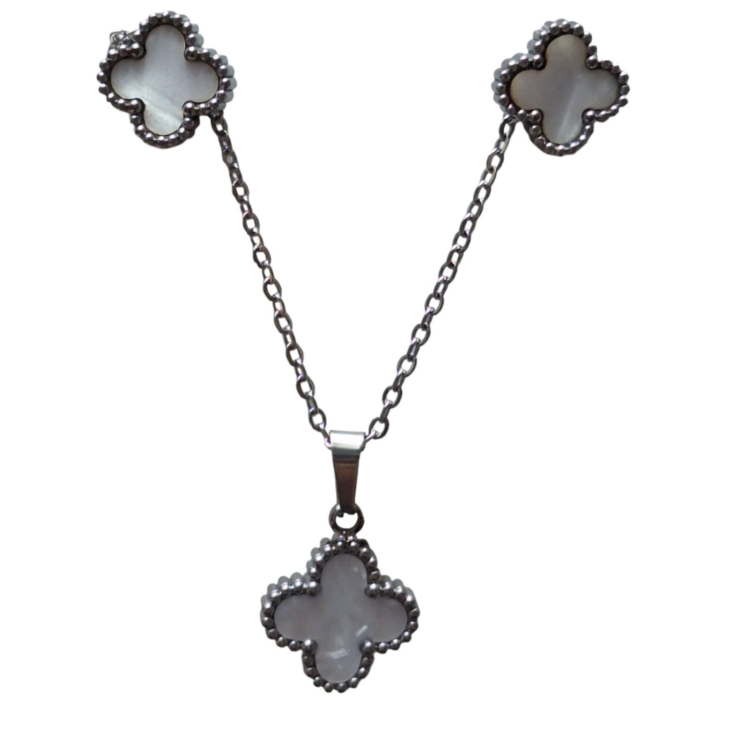 Луксозен комплект от неръждаема стомана на Ван Клийф - 7500 Луксозен комплект от неръждаема стомана на Ван Клийф - 7500