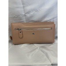 Дамско портмоне от естествена кожа – компактно и елегантно (бежово)8434