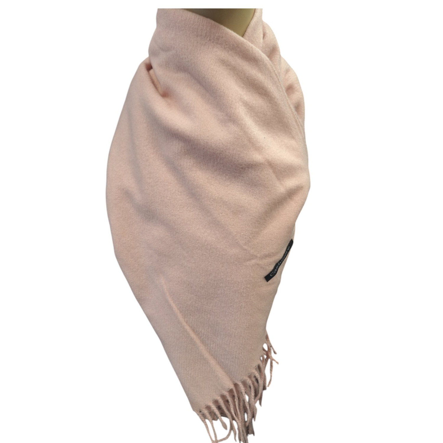 Дамски кашмирен шал в цвят бебешко розово - 3103 Дамски кашмирен шал в цвят бебешко розово - 3103