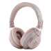 Bluetooth HF Guess 4G Metal Logo ENC Headphone /розови/ - 9107