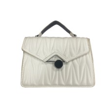 Малка дамска чанта в бяло - 9035